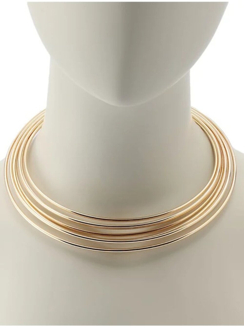 Robert Lee Morris Soho Layered Wire Collar Necklace, OS - Picture 1 of 5